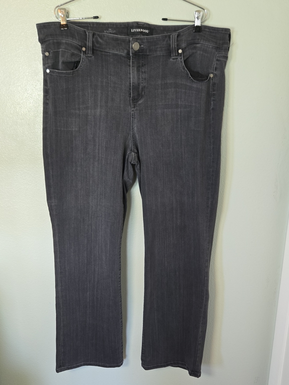 Liverpool | Gray Bootcut Jeans Size 22W